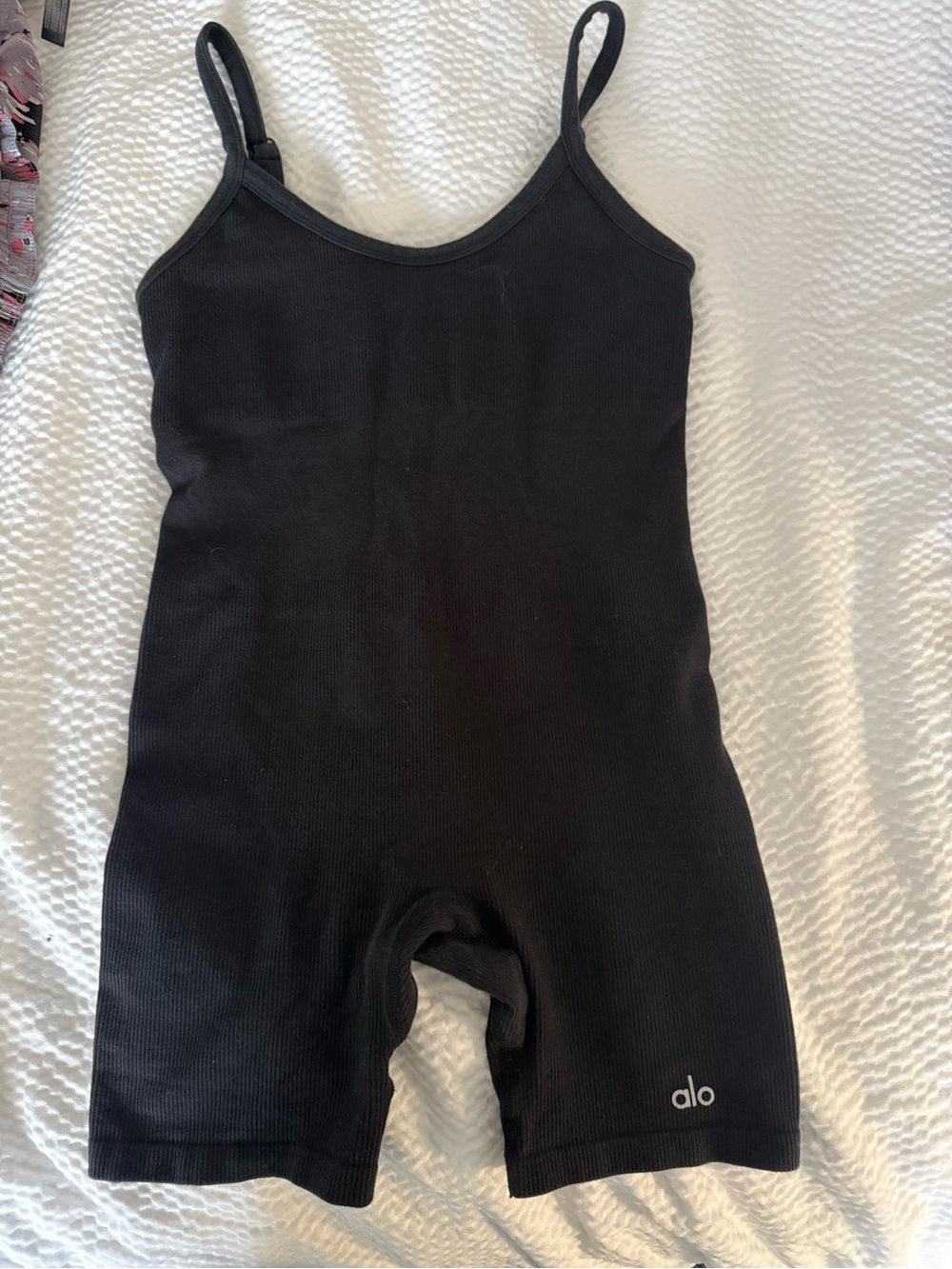 Alo Black One-Piece Romper